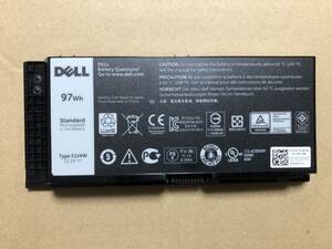 純正 DELL M6600 M4600 M4700 M6800 など用 PG6RC R7PND OTN1K5 FV993 バッテリー 97WH動作品