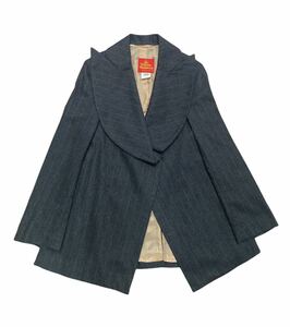 90s VIVIENNE WESTWOOD OVERSIZED COLLAR JACKET VINTAGE ヴィヴィアンウェストウッド　ヴィンテージ　ビッグラペル ジャケット イタリア製