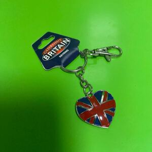 GLORIOUS BRITAIN KEYRING グロリアス ブリテン キーリング ■ イギリス国旗 ハートキーホルダー【新定形外送料140円】お土産