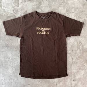 22ss ~ 22aw nonnative DWELLER S/S TEE FOLLOWING THE FOUNTAIN VW BROWN ノンネイティブ グラフィック Tシャツ NN-T4116 サイズ 3 (71