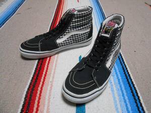 VANS SK8-HIスケートハイ ギンガムチェック オールドスケート オールドサーフ スケートボードVINTAGE OLDSCHOOL SKATEBOARD CALIFORNIA BMX