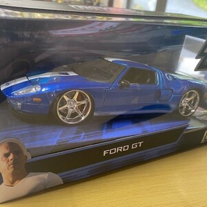 JADATOYS 1:24ワイルドスピードダイキャストカー FORD GT　ダイキャストカー