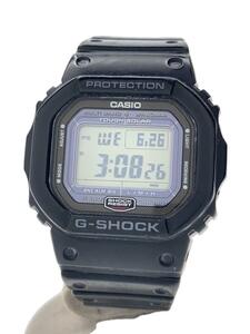 CASIO◆ソーラー腕時計_G-SHOCK/デジタル/BLK