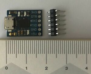 マイクロUSB シリアル TTL 小型 変換モジュール基板 3.3V 5V ft232互換 cp2102互換 ARDUINO IDE 対応