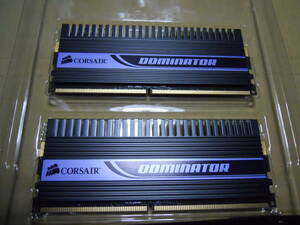 中古CORSAIR DDR2 1Gｘ2 PC2-８５００パッケージ品 　送料無料