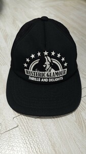 ヒステリックグラマー HYSTERIC GLAMOUR キャップ 帽子 メッシュキャップ CAP 黒 ブラック　送料無料