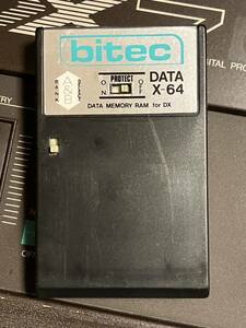 【即決・送料込み】YAMAHA DX7 用 bitec DATA X-64 RAM