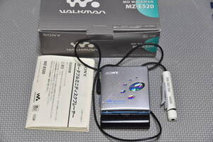 SONY MD WALKMAN ソニー MDウォークマン MZ-E520 一応動作しました 中古品