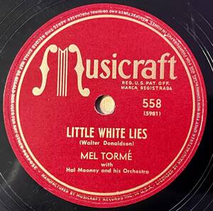 MEL TORME MUSICRAFT Gone With The Wind/ Little White Lies