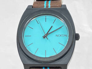 【難有り】Nixon ニクソン THE TIME TELLER タイムテラー クォーツ 腕時計 ベルト社外品