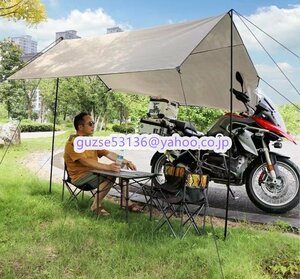 特売！自転車テント サイドテント 自転車置き場屋外 UVカット日よけ 防塵 雨よけ 耐久性 キャンプ アウトドア 屋外簡易収納 292*220CM