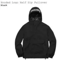 Supreme Hooded Logo Half Zip Pullover M