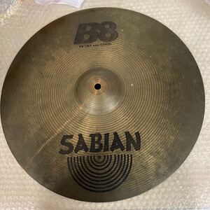 中古クラッシュシンバル SABIAN B8 CRASH 16” セイビアン B8 クラッシュ16インチ（41㎝）