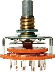 スイッチ Switch - Rotary, 2 Poles, 6 Positions, 1/4