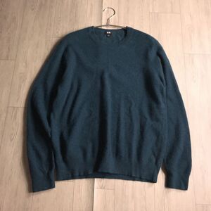 100円スタート○ UNIQLO メンズサイズ　カシミヤ100% ニット　セーター