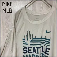 ナイキ半袖TシャツMLBシアトル・マリナーズビッグプリントワンポイントロゴ