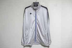 B0262:DESCENTE トラックジャケット デサント ジャージ ブルゾン シルバー JP XO メンズ ゴルフウェア ゴルフジャケット:5