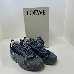 LOEWE ロエベ デコンストラクテッド デニム スニーカー size 41 　メンズ　K-2