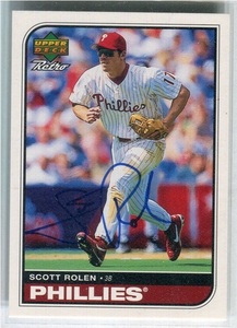 【MLB】1998 Upper Deck Retro『Scott Rolen』Auto(直筆サイン)