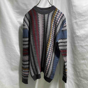 NAISSANCE×MAISON MONTAGUT PATTERN KNIT ニット Mサイズ ネサーンス 店舗受取可