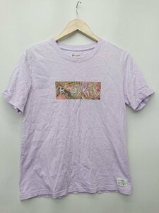 ◇ ⊂ Roxy ロキシー プリント 半袖 Tシャツ カットソー サイズS パープル レディース P