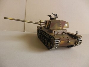 ファインモールド　三式中戦車　チヌ　長砲身型　第１１連隊　S=１/３５　塗装済み完成品　／３式　中戦車