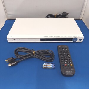 ★美品 動作確認済 Pioneer パイオニア Blu-ray Disc PLAYER ブルーレイディスクプレーヤー BDP‐3140 映像機器 HDMIケーブル/リモコン★