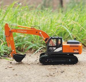 ★HITACHI★日立 1:50 ZAXIS 200型 日立掘削機 エンジニアリング車両 モデル合金車モデル ホリデーギフト 0852⑰