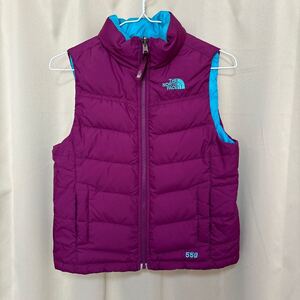 古着　The North Face 550FP ガールズダウンベスト　130