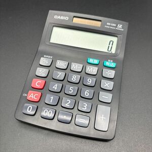 即決 CASIO カシオ 12桁 電卓 MK-12BK