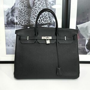 37006　極美品 HERMES エルメス バーキン40 トゴ ブラック