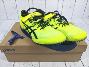 【5yt232】陸上競技用スパイクシューズ asics アシックス 1093A137 SPブレード 9 サイズ：28.5cm 美品◆e21