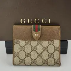 【極美品】GUCCI フラップ　GG シェリーライン　インターロッキング　ロゴ