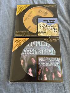 24KT + GOLD CD Deep Purple / Machine Head & In Rock（未開封） ディープ・パープル