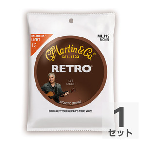 マーチン アコギ弦 MARTIN MLJ13 Retro Acoustic Monel Nickel Medium Light LJ