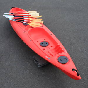 あ//A7780 【静岡県浜松市発】カヤック　J-FORCE KAYAKS Cuo410 Jフォーカスカヤック/パドルEASY TOURER POINT 65度 N 4本・その他2本