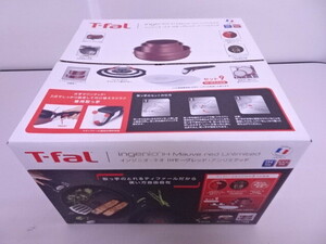 a 新品 未使用品 ティファール T-fal インジニオ・ネオ IH モーヴレッド アンリミテッド フライパン 9セット L77691