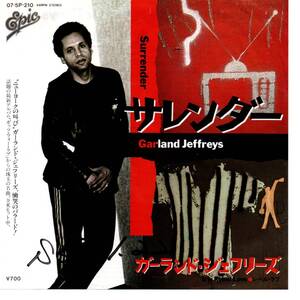 Garland Jeffreys 「Surrender/ Rebel Love」 国内盤EPレコード