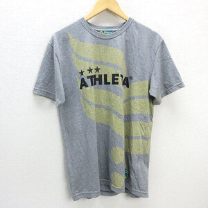 G■アスレタ/ATHLETA Tシャツ/フットサル トレーニングウエア【O】灰/men