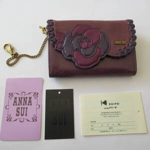 ■■202412即決■ ANNA SUI アナスイ未使用パープル ルビー フラグメントケース / カード入れ / 名刺入れ No.2