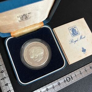 イギリス チャールズ皇太子 ダイアナ妃 ご成婚記念メダル プルーフ銀貨 Royal Mint★25