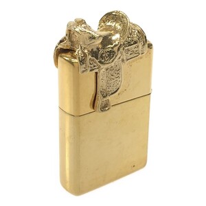 【レア？ ZIPPO】ジッポー ゴールドカラー 鞍 馬具 G X 1994年製 人気ブランド 喫煙具 煙草グッズ 小物 コレクション 現状品 J1414