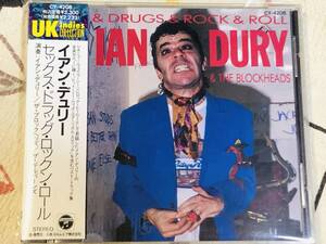 ★中古CD　IAN DURY&THE BLOCKHEADS/イアンデューリー「SEX&DRUGS&ROCK&ROLL」　　japan mint obi