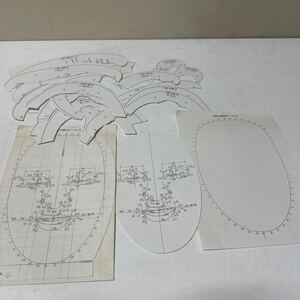 A494 能面　型版　小面　赤鶴　型　能楽　雅楽　面作り　参考品