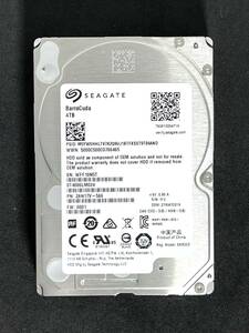 【送料無料】　★ 4TB ★　Seagate / ST4000LM024　【使用時間：12113ｈ】　2019年製　良品　 2.5インチ内蔵HDD/15mm厚/SATA