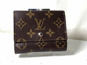 1199 美品】Louis Vuitton モノグラム がま口 ガマ口 財布 小銭入れ 札入れ レアモデル ヴィンテージ メンズ レディース MONOGRAM WALLET