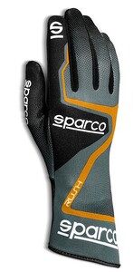 SPARCO スパルコ RUSH KART グレー×オレンジ レーシンググローブ カートグローブ サイズ4