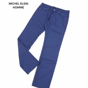 【新品 未使用】 MK HOMME ミッシェルクラン オム 通年 ストレッチ★ スリム ストレート 5P パンツ Sz.46　メンズ 日本製　I4B01264_7#R