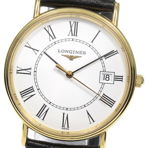 ロンジン LONGINES L4.720.2 グラウンドクラシック デイト クォーツ メンズ _791007