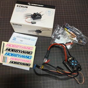 HOBBYWING/ホビーウイング【EZRUN WP-80A】イージーラン/防水ブラシレス ESC スピードコントローラー中古品